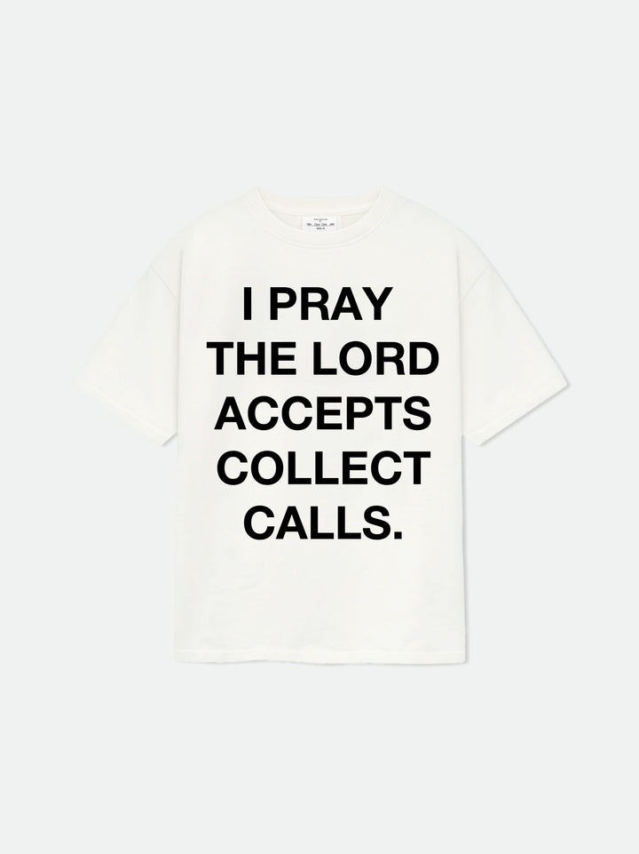CALL GOD TEE / WHITE