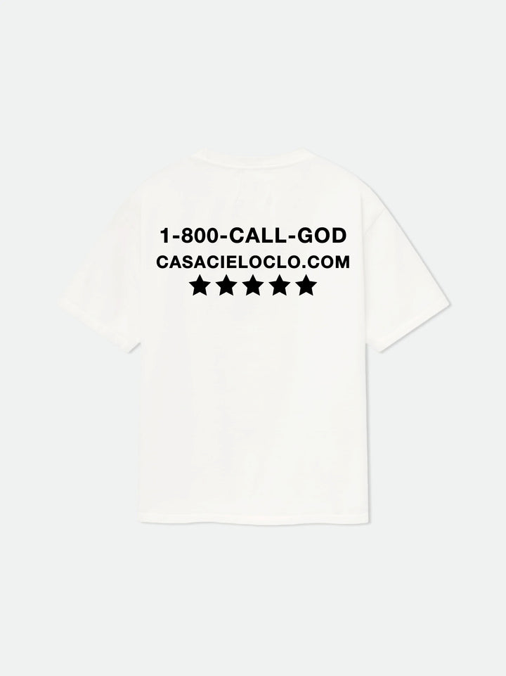 CALL GOD TEE / WHITE