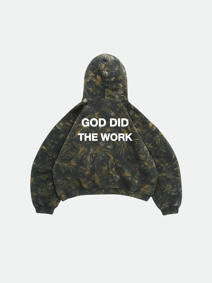GOD DID THE WORK HOODIE / CAMO