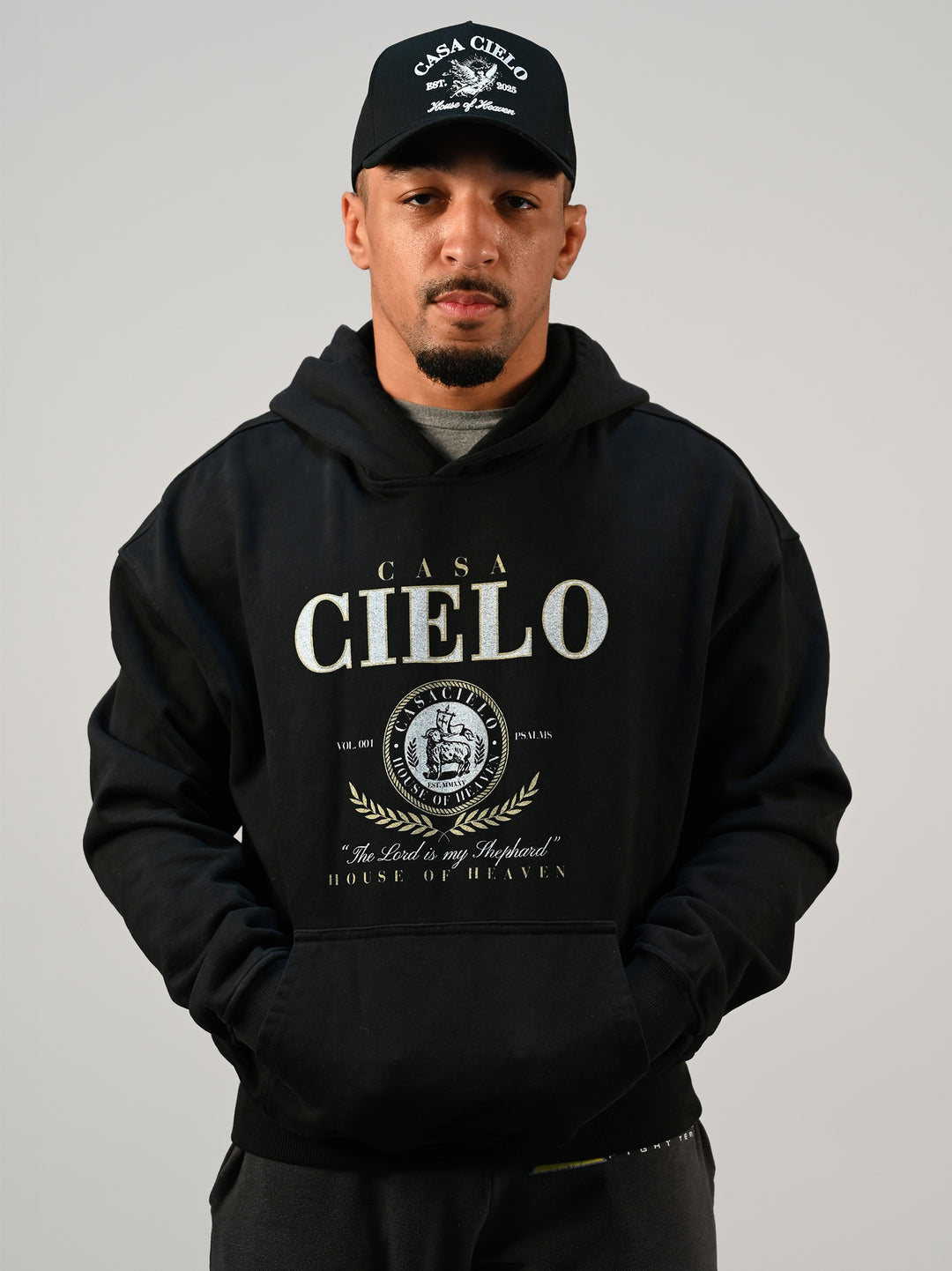 LORD IS MY SHEPHERD HOODIE / BLACK