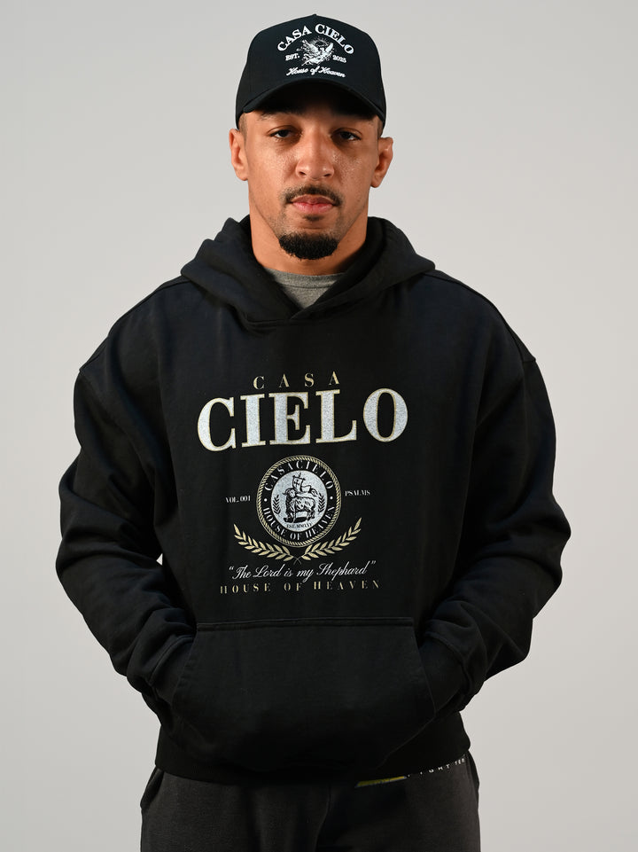 LORD IS MY SHEPHERD HOODIE / BLACK