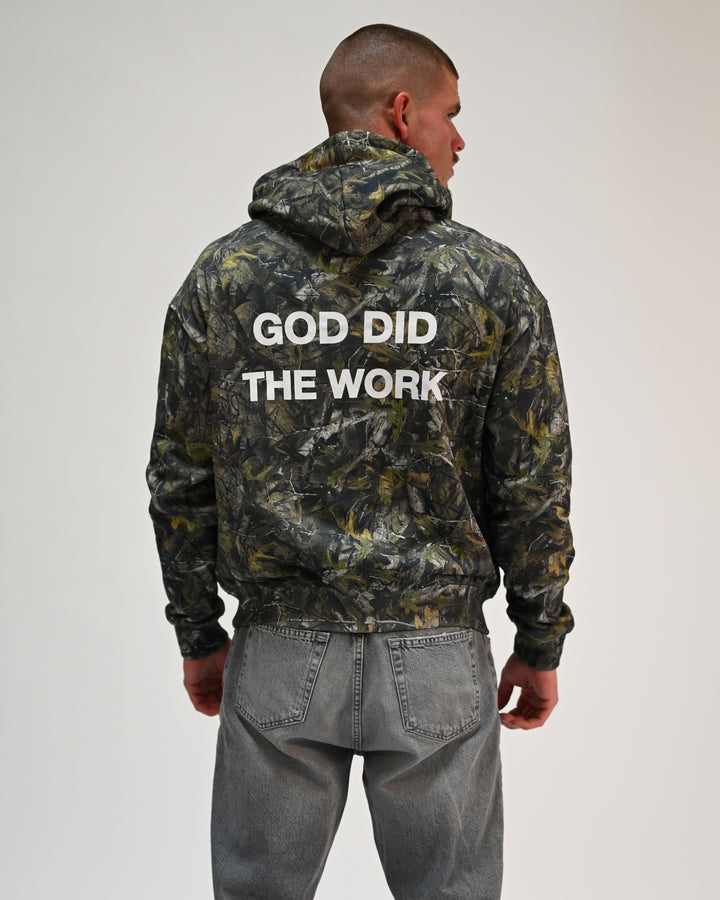 GOD DID THE WORK HOODIE / CAMO
