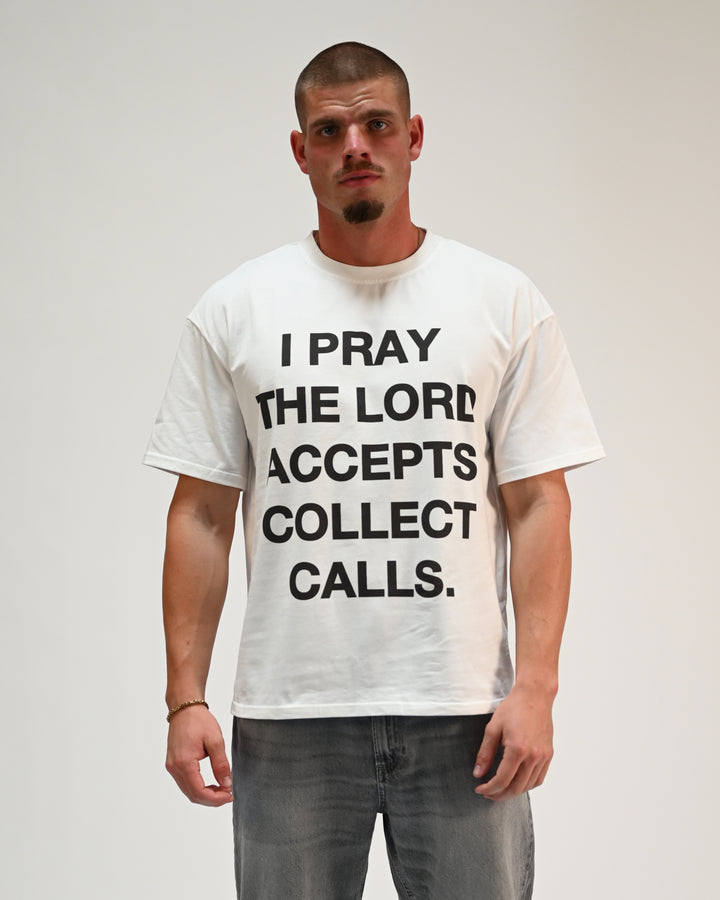 CALL GOD TEE / WHITE