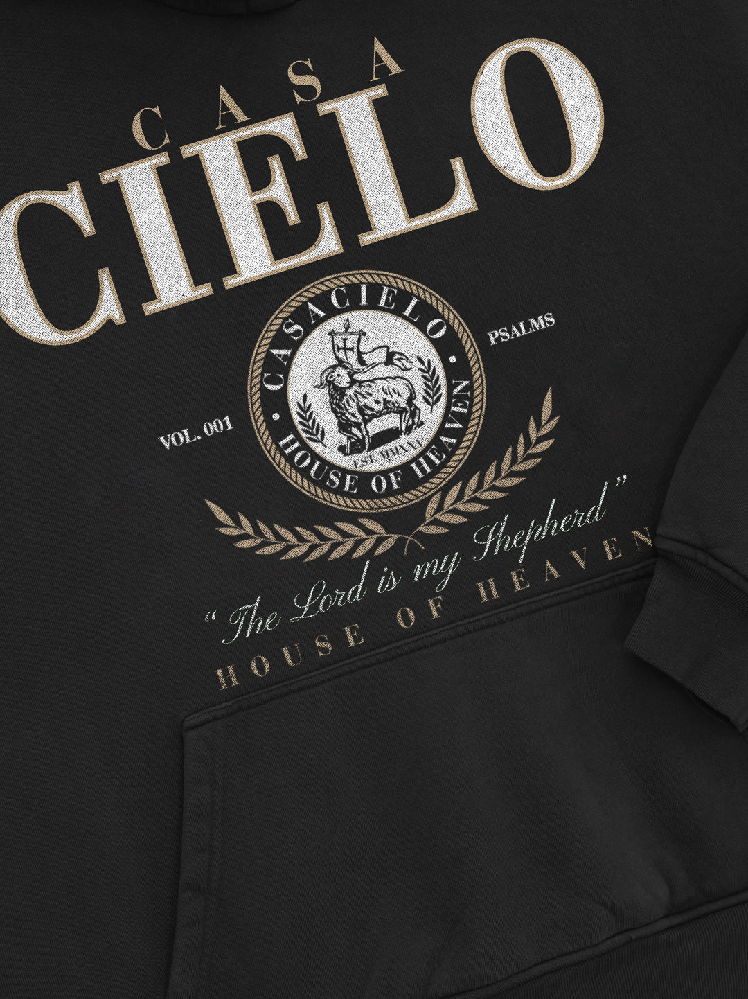 LORD IS MY SHEPHERD HOODIE / BLACK